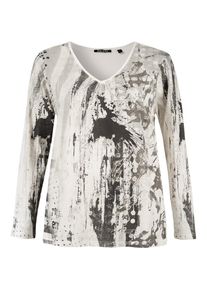 Blue Seven, Damen Shirt, Grau / Hellgrau / Dunkelgrau