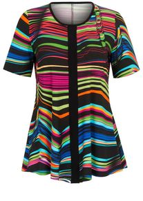 Anna Aura, Damen Shirt, Aqua / Gelb / Hellgrün / Pink / Rosa / Schwarz
