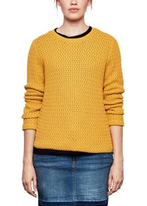 Q/S Designed By, Damen Pullover, Goldgelb