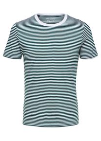 Selected Homme, Herren Shirt, Tanne / Wei&szlig;