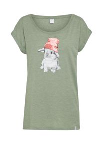 Iriedaily, Damen Shirt 'It Hasi', Oliv