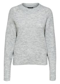 Selected Femme, Damen Strickpullover, Hellgrau