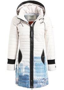 Khujo, Damen Jacke 'DAILY2', Hellblau / Weiß