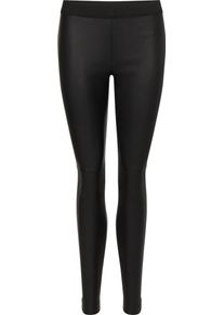 Tommy Hilfiger, Damen Lederhose, Schwarz