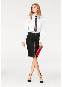 Bruno Banani, Damen Klassische Bluse, Weiß