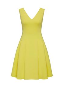 Apart, Damen Kleid mit seitlichen Eingriffstaschen, Gelb