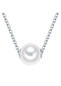 Valero Pearls, Damen Silberkette, Silber / Weiß