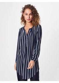 Only, Damen Blusen 'onlWINNER TUNIC WVN', Nachtblau / Weiß