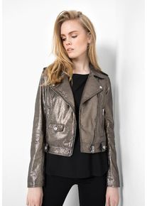 tigha, Damen Lederjacke ' Galaxia ', Bronze