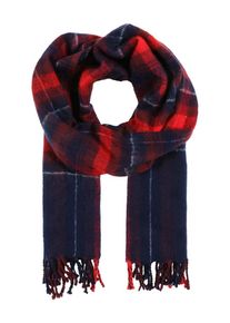 Unmade Copenhagen, Damen Schal 'Charlot', Blau / Rot