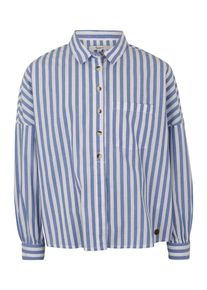 Pepe Jeans, Mädchen Hemdbluse 'KRISTY TEEN', Blau / Weiß