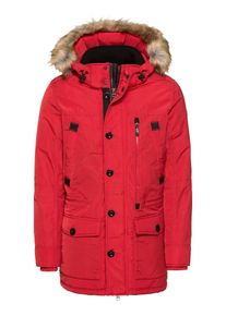Q/S Designed By, Herren Parka, Feuerrot
