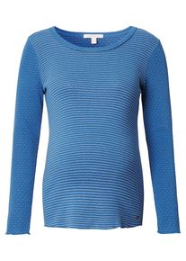 Esprit Maternity, Damen T-shirt, Himmelblau / Weiß