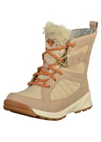 Columbia, Damen Winterstiefel 'Meadows Shorty Omni-Heat 3D', Hellbeige / Cappuccino