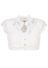 Spieth & Wensky SPIETH & WENSKY, Damen Dirndlbluse 'Grimaldi', Wei&szlig;
