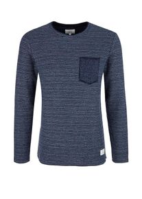 Q/S Designed By, Herren Sweatshirt, Dunkelblau