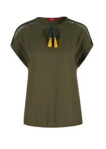 s.Oliver RED LABEL, Damen T-Shirt, Khaki