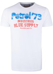 PETROL INDUSTRIES, Herren T-Shirt, Wei&szlig;