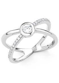 s.Oliver RED LABEL, Damen Silberring, Silber