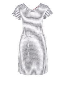 s.Oliver RED LABEL, Damen Baumwollkleid, Schwarz / Weiß