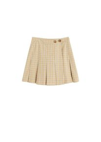 Mango, Damen Rock 'Milu', Sand / Dunkelgrau / Weiß