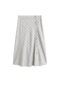 Mango, Damen Rock 'Milly', Grau / Dunkelgrau