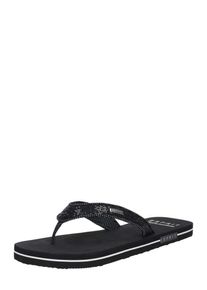 Esprit, Damen Zehentrenner 'Glitter', Schwarz