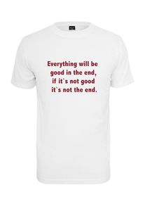 Mister Tee, Herren T-Shirt 'Everything Will Be Good', Rot / Weiß