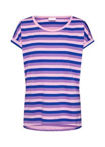 Vila, Damen T-Shirt 'Dreamers', Blau / Helllila / Rosa