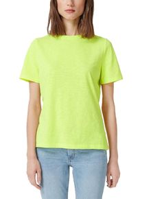 Q/S Designed By, Damen Flammgarnshirt, Neongelb