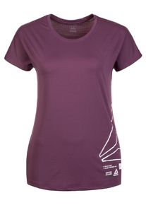 Reebok, Damen Trainingsshirt, Beere / Weiß
