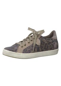 Tamaris, Damen Halbschuhe, Umbra / Brokat / Cappuccino