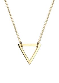 Elli, Damen Halskette 'Dreieck', Gold