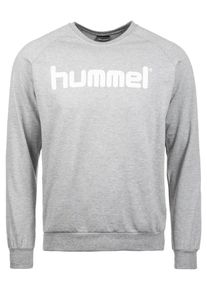 Hummel, Herren Sweatshirt, Grau / Wei&szlig;
