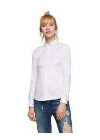 Tommy Hilfiger, Damen 'HERITAGE' SLIM FIT SHIRT, Weiß