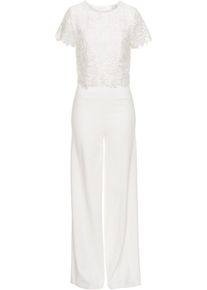 bonprix, Damen Jumpsuit, Wei&szlig;
