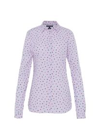 Tommy Hilfiger, Damen Bluse 'AURORA HERITAGE SHIRT LS W2', Flieder / Pastelllila