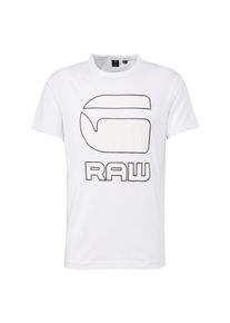 G-Star Raw, Herren Shirt 'Cadulor r t s/s', Schwarz / Wei&szlig;