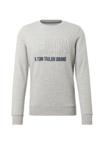 Tom Tailor Denim, Herren Sweatshirt, Navy / Graumeliert