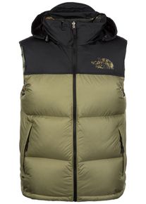 The North Face, Herren '1996 Retro Nuptse' Daunenweste , Khaki / Schwarz