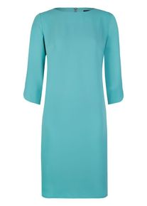 Daniel Hechter, Damen Modernes Kleid mit geradem Schnitt, Türkis