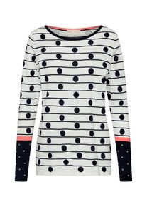 Esprit, Damen Pullover, Schwarz / Offwhite