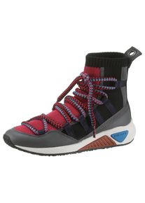 Diesel, Damen Sneaker 'SKB-S-KB Loop Sock W', Navy / Grau / Rot / Schwarz