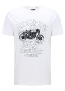 PETROL INDUSTRIES, Herren T-Shirt, Wei&szlig;