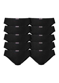 H.I.S. H.I.S, Damen Slip (10 Stck.), Schwarz