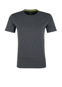 s.Oliver RED LABEL, Herren Flammgarnshirt, Grau / Schwarz
