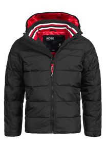 INDICODE JEANS, Herren Winterjacke ' Winter Jacke Philpot ', Schwarz
