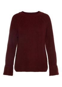 Noisy may, Damen Strickpullover, Weinrot