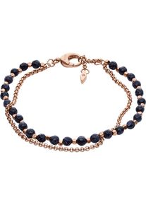 Fossil, Damen Armband, Kobaltblau / Rosegold