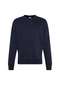 GAP, Herren Sweatshirt 'SUEDED FLEECE CREW', Navy